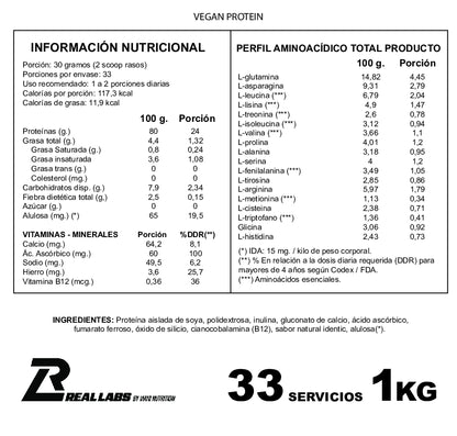 Proteína Vegana 1 Kg | 24gr
